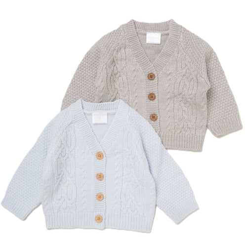 Boys 2 Pack Knitted Cardigan