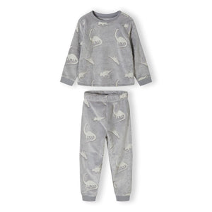 Glow in the Dark Fleece Dinosaur Pyjamas
