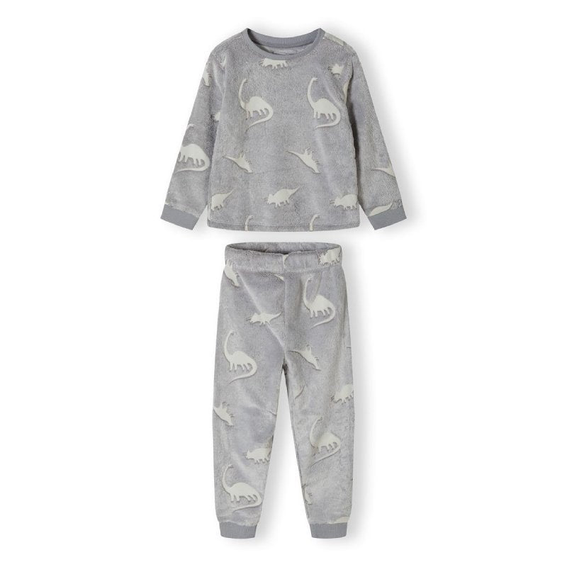 Glow in the Dark Fleece Dinosaur Pyjamas