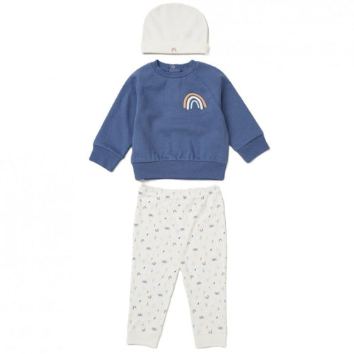 Rainbow Sweatshirt, Joggers and Hat Set
