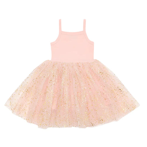 Pale Pink Sparkle Skirt Tulle Dress
