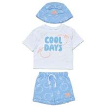Load image into Gallery viewer, COOL DAYS&quot; T-SHIRT, SHORTS &amp; HAT OUTFIT