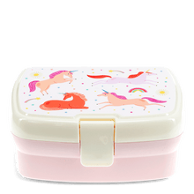 Load image into Gallery viewer, Lunch box with tray - Unicorn