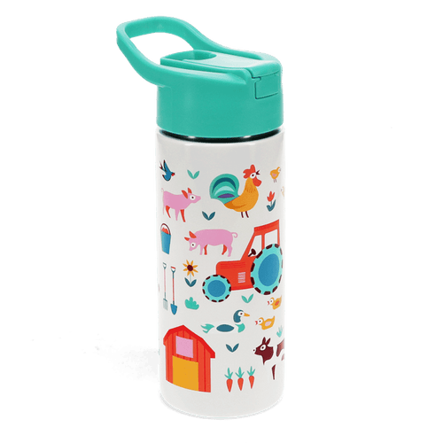 Farmyard Metal Water Bottle