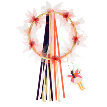 Load image into Gallery viewer, Fairy garland crown - Fairies in the Garden
