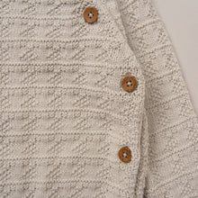 Load image into Gallery viewer, Beige Knitted Textured Button Outfit