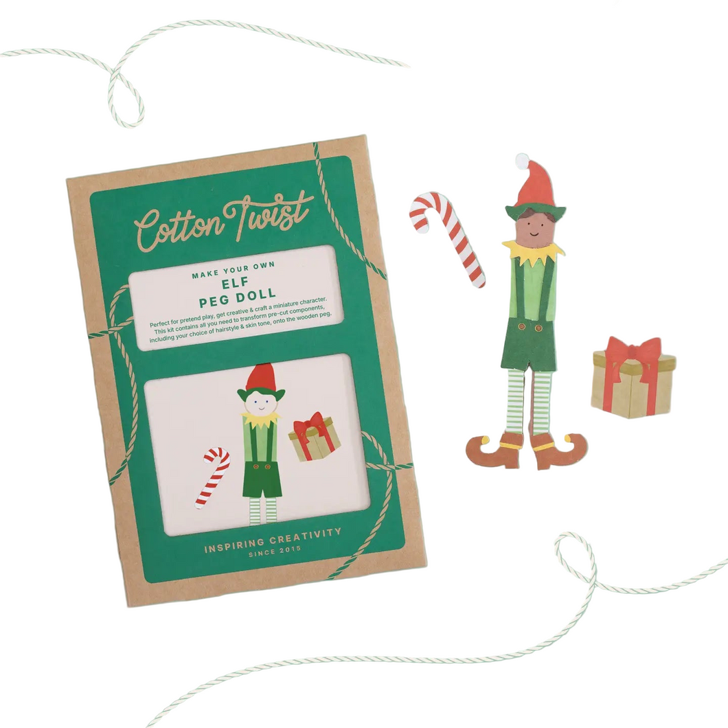 Make Your Own Elf Peg Doll