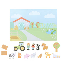 Load image into Gallery viewer, Farmyard Magnetic Picture Board