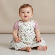 Load image into Gallery viewer, Baby Girls Floral Print Pinny Set