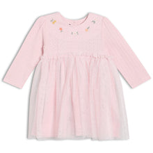 Load image into Gallery viewer, Pink Floral Embroidered Dress