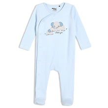 Load image into Gallery viewer, Baby Boys Elephant Embroidered Sleepsuit