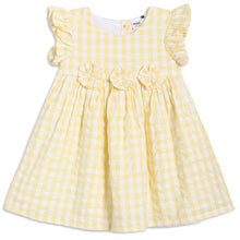 Load image into Gallery viewer, Yellow Check Woven Dress