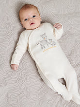 Load image into Gallery viewer, Neutral Zebra Sleepsuit