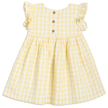 Load image into Gallery viewer, Yellow Check Woven Dress