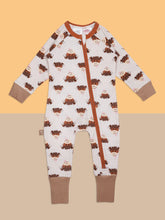 Load image into Gallery viewer, Neutral Hamish Zip Up Romper