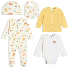 Load image into Gallery viewer, Unisex 5 Piece Jungle Set With Cardigan