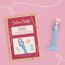 Load image into Gallery viewer, Make Your Own Mermaid Peg Doll