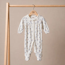 Load image into Gallery viewer, Baby Girls Floral Print Sleepsuit