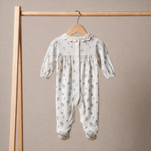Load image into Gallery viewer, Baby Girls Floral Print Sleepsuit