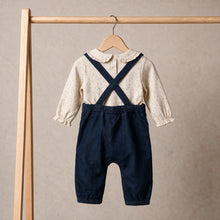 Load image into Gallery viewer, Baby Girls Floral Print Top And Dungaree Set