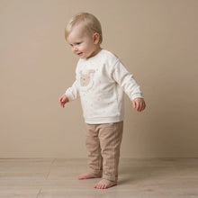 Load image into Gallery viewer, Unisex Beige Sheep Appliqué Joggers