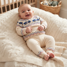 Load image into Gallery viewer, Baby Car Knit 2 Piece Set