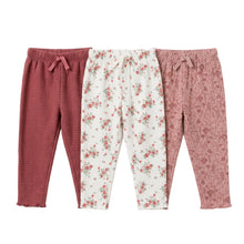 Load image into Gallery viewer, Set Of 3 Floral Print Leggings