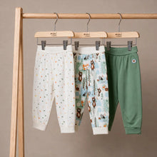 Load image into Gallery viewer, Set Of 3 Woodland Animal Print Joggers