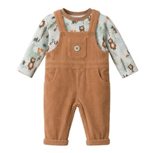 Load image into Gallery viewer, Boys Woodland Corduroy  Dungaree Set