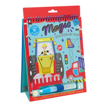 Load image into Gallery viewer, Magic Colour Changing Watercard Easel and Pen - Construction