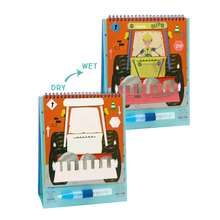 Load image into Gallery viewer, Magic Colour Changing Watercard Easel and Pen - Construction