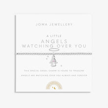 Load image into Gallery viewer, Kids&#39; A Little &#39;Angels Watching Over You&#39; Bracelet In Silver Plating