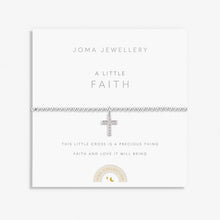 Load image into Gallery viewer, Kids' A Little 'Faith' Bracelet In Silver Plating