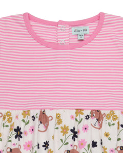 LILLY/STRIPE JERSEY DRESS