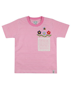 FLOWER POCKET T-SHIRT