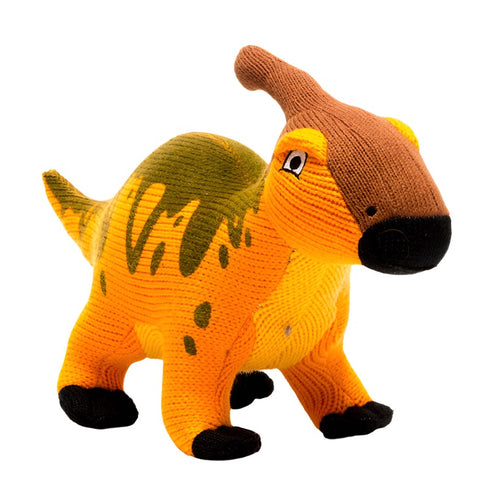 Knitted Parasaurolophus Dinosaur