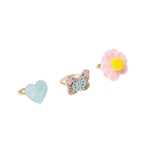 Meadow Butterfly Ring Set