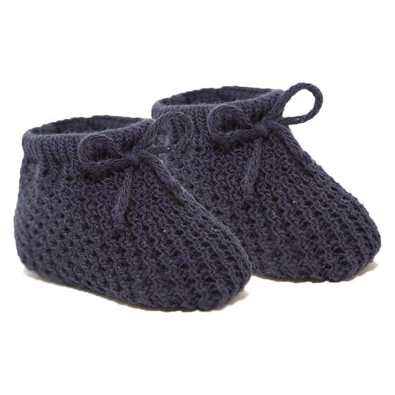 Navy Bootees