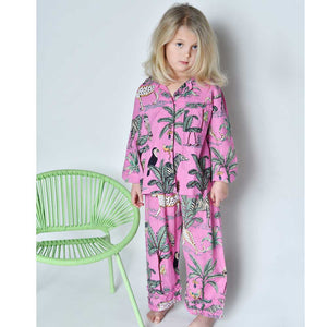 Pink Jungle Traditional Pyjamas
