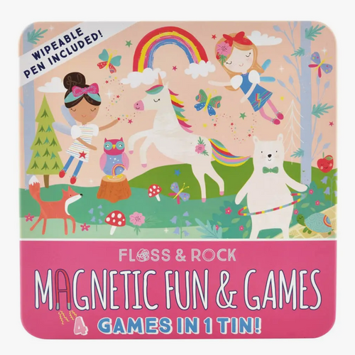 Rainbow Fairy Magnetic Fun & Games Compendium
