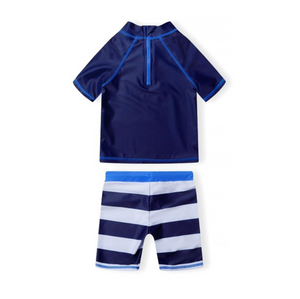 Crab Short Sleeve Rash Swim Set