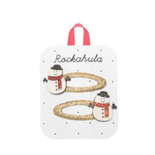 Load image into Gallery viewer, Snowman Glitter Clips x526