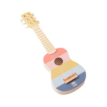 Load image into Gallery viewer, Just Bee Kids Stripe Wooden Guitar Toy FSC