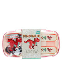 Load image into Gallery viewer, Children's Cutlery Set - Baby Dinos