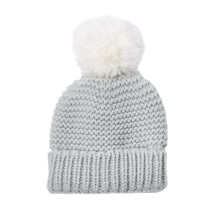 Load image into Gallery viewer, Grey Knitted Baby Hat