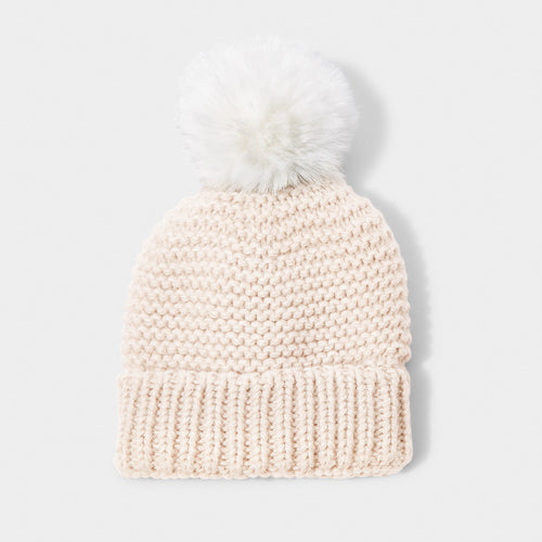 Eggshell Knitted Baby Hat