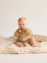 Load image into Gallery viewer, Brown Striped Romper