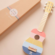 Load image into Gallery viewer, Just Bee Kids Stripe Wooden Guitar Toy FSC