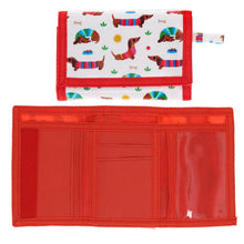 Load image into Gallery viewer, Children's wallet - Sunny Sausage Dog