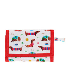 Load image into Gallery viewer, Children's wallet - Sunny Sausage Dog